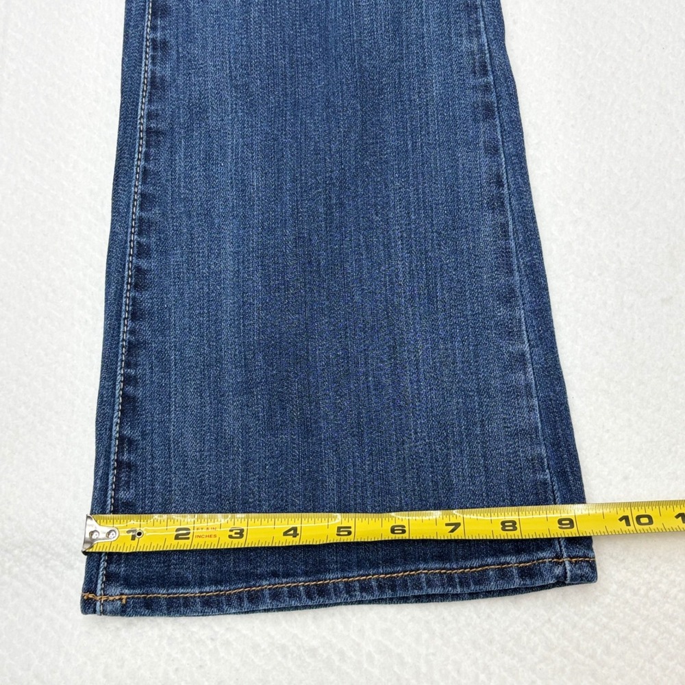 American Eagle Vintage Flare Jeans Dark Wash Low Rise Stretch Size 0 Regular - Picture 7 of 13